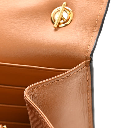 MCM Visetos Studded Chain Wallet Cognac 11 of 14