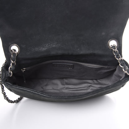 Chanel Iridescent Calfskin Glint Flap Black 5 of 15