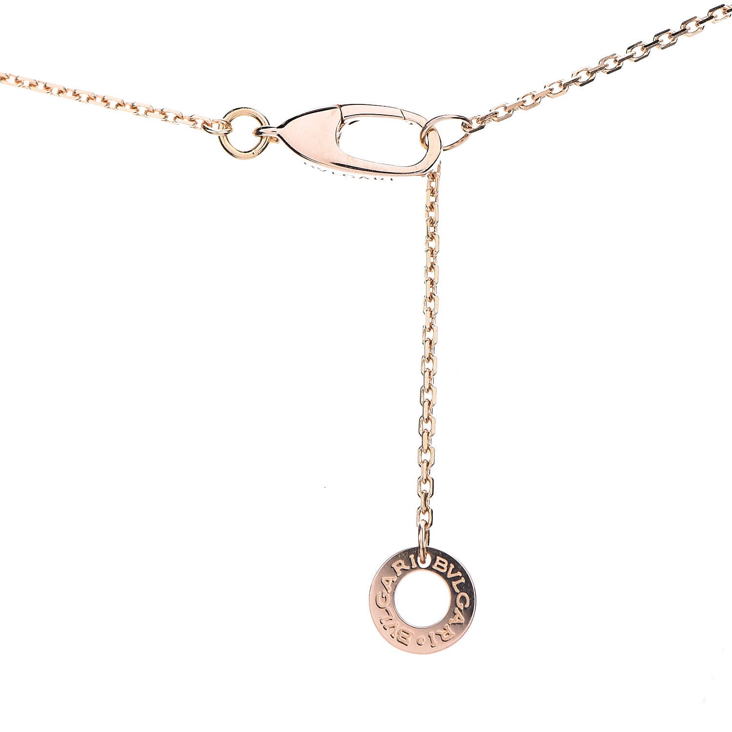 Bulgari 18K Rose Gold Diamond Lapis Lazuli Divas' Dream Pendant Necklace 5 of 5