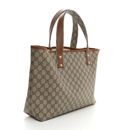 Gucci GG Plus Monogram Medium Signature Web Loop Tote Brown 4 of 10
