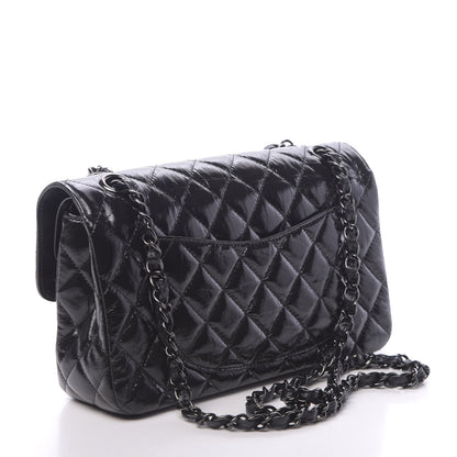 Chanel Shiny Crumpled Calfskin Quilted Small Incognito Double Flap 3 of 11