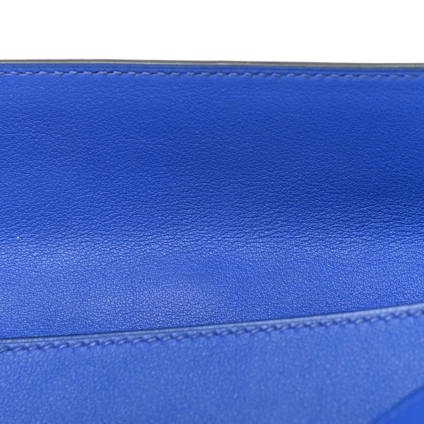 Swift Kelly Cut Clutch Pochette Bleu Electrique