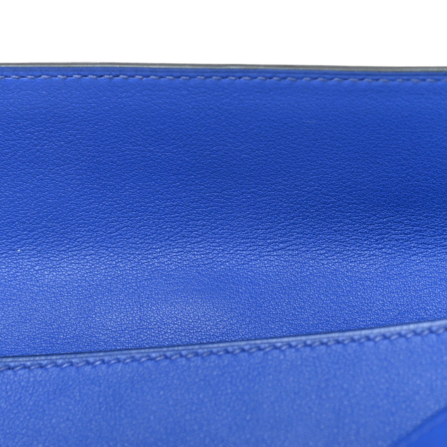 Hermes Swift Kelly Cut Clutch Pochette Bleu Electrique 11 of 11