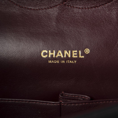 Chanel Lambskin Quilted Maxi Double Flap Black 10 of 12