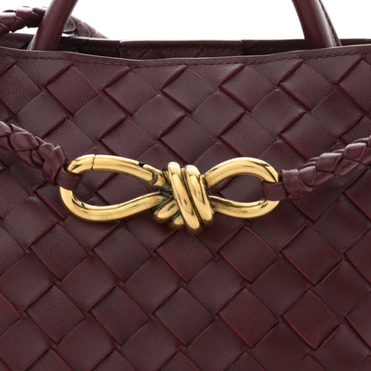 Bottega Veneta Nappa Intrecciato Small Andiamo Shoulder Bag Barolo 6 of 8