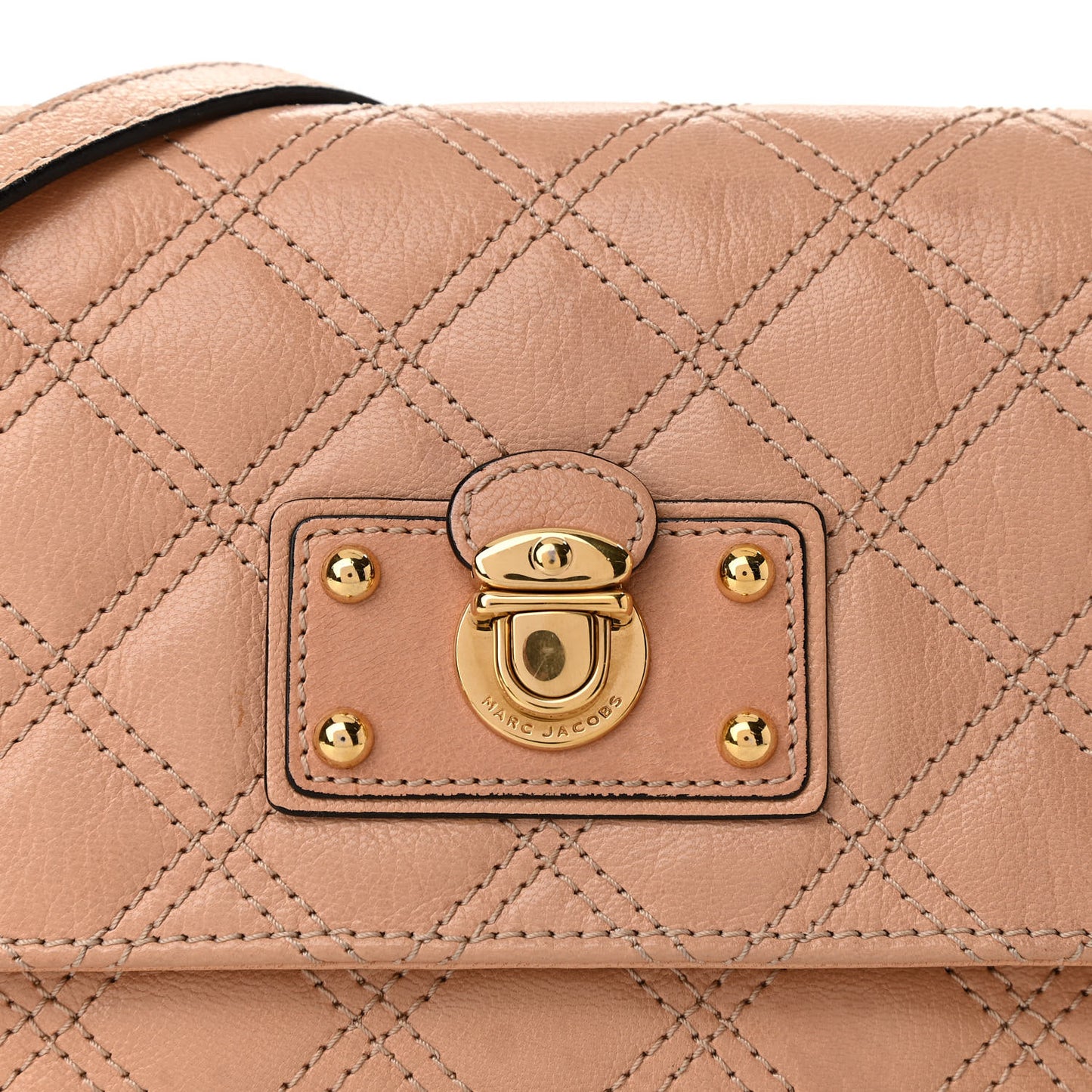 Lambskin Quilted The XL Single Flap Beige