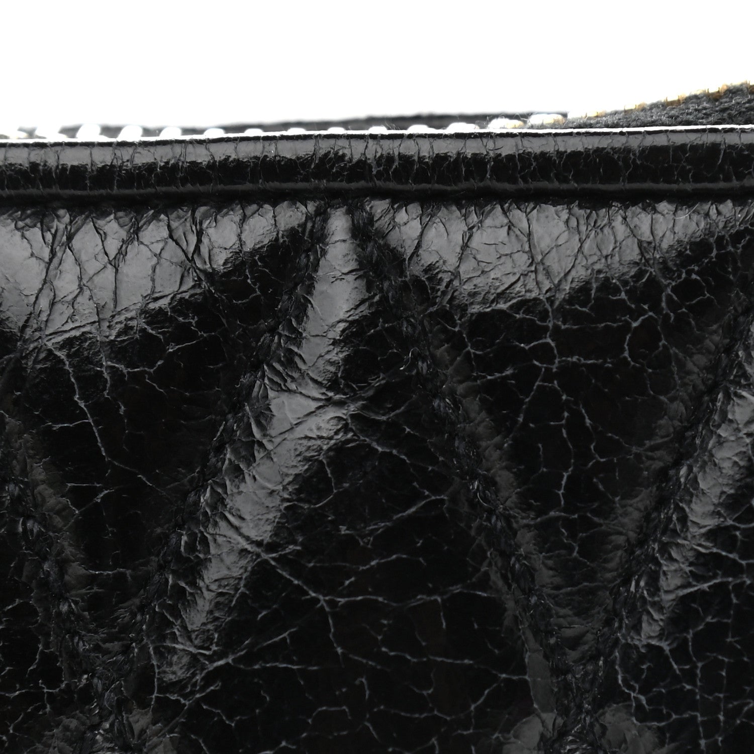 Miu Miu Vitello Shine Trapu Zip Crossbody Bag Black 10 of 10