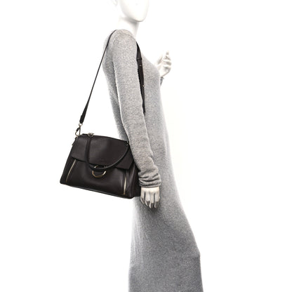 Chloe Calfskin Small Faye Day Shoulder Bag Dark Brown 2 of 10