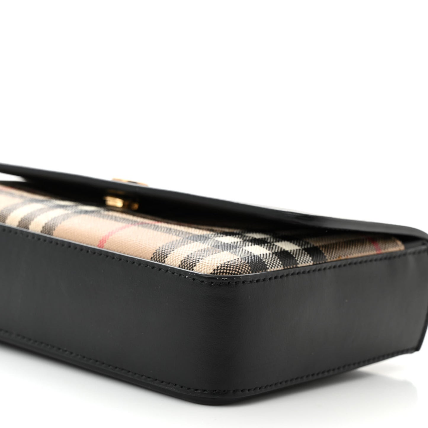 Calfskin Vintage Check New Hampshire Bag Black