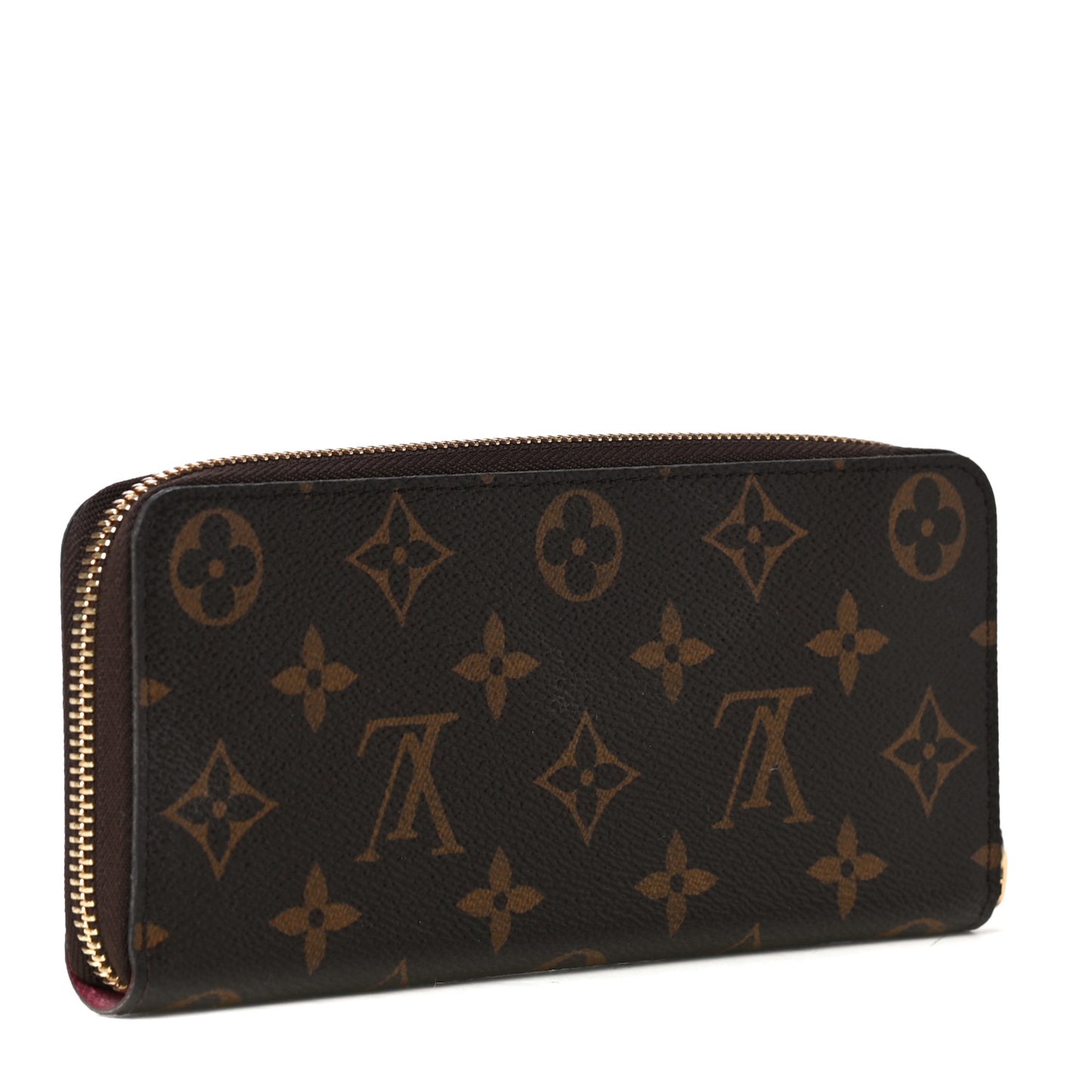 Monogram Clemence Wallet Fuchsia