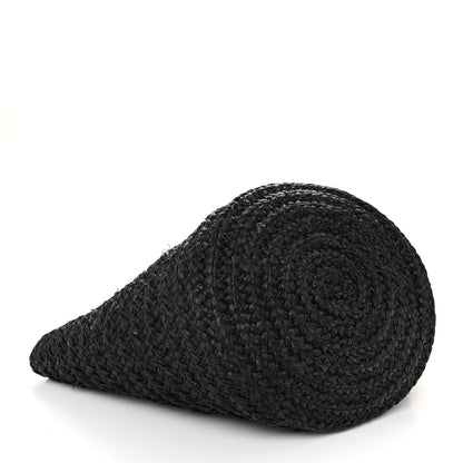 Saint Laurent Raffia Medium Panier Bag Black 5 of 10