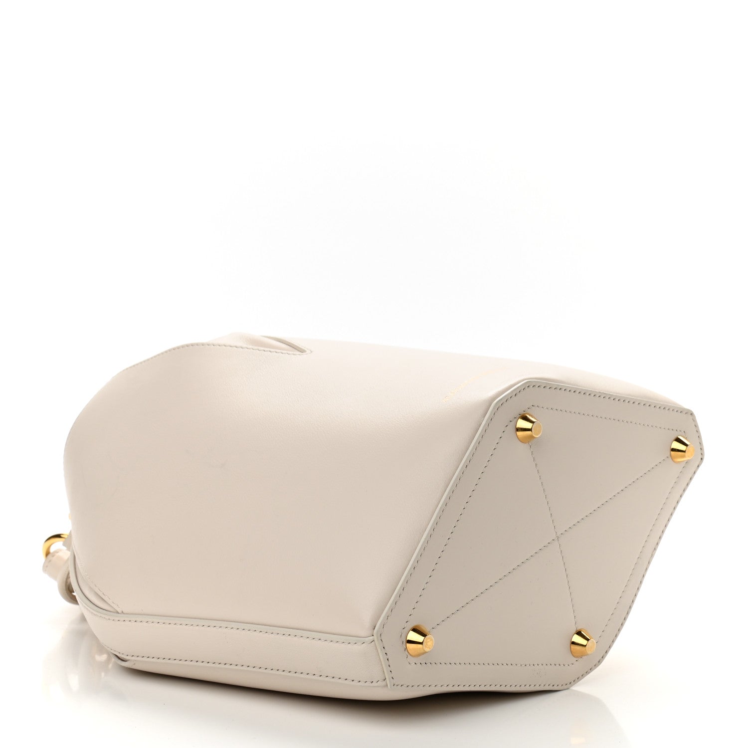 Alexander McQueen Calfskin The Bucket Bag White 5 of 10