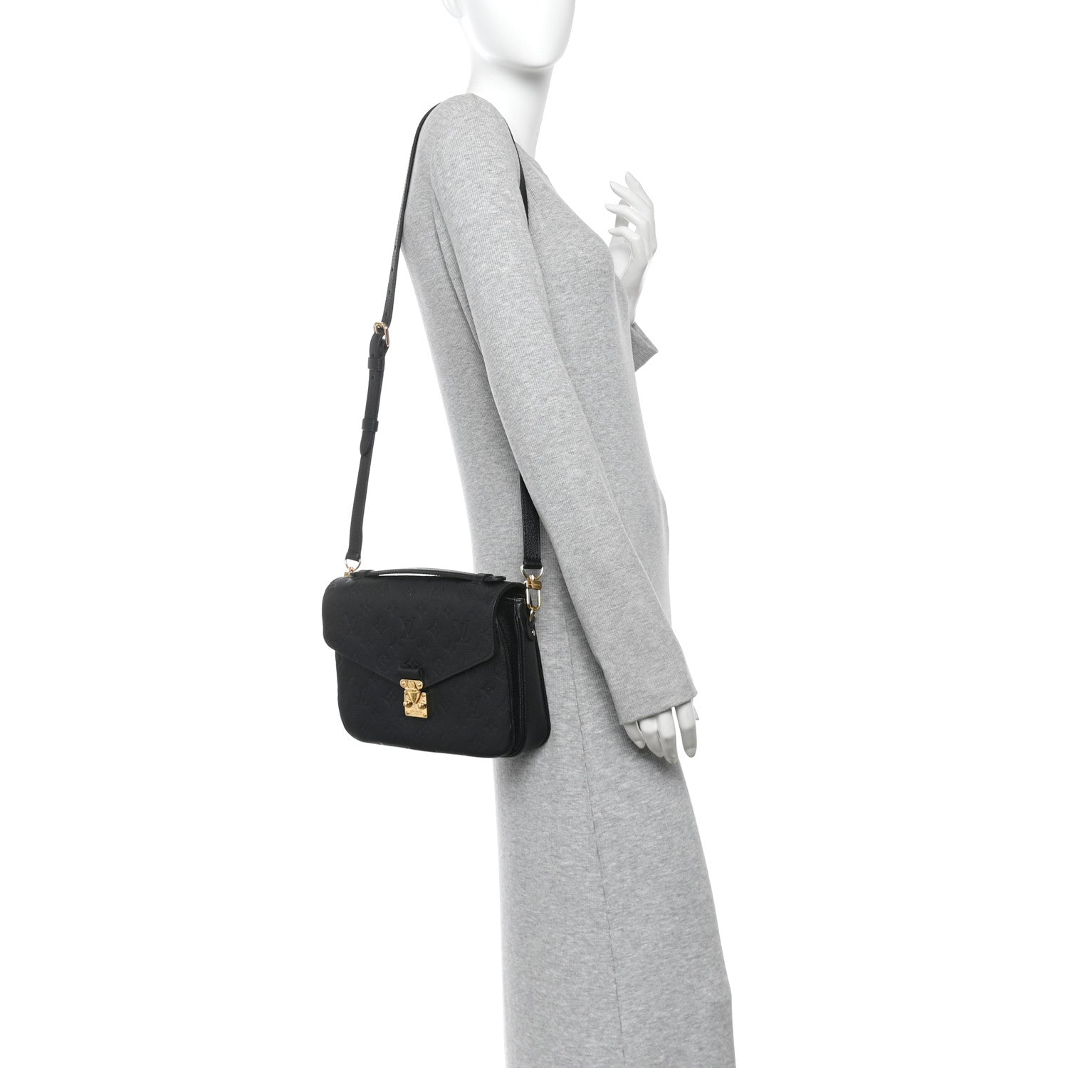 Louis Vuitton Empreinte Pochette Metis Black 2 of 10