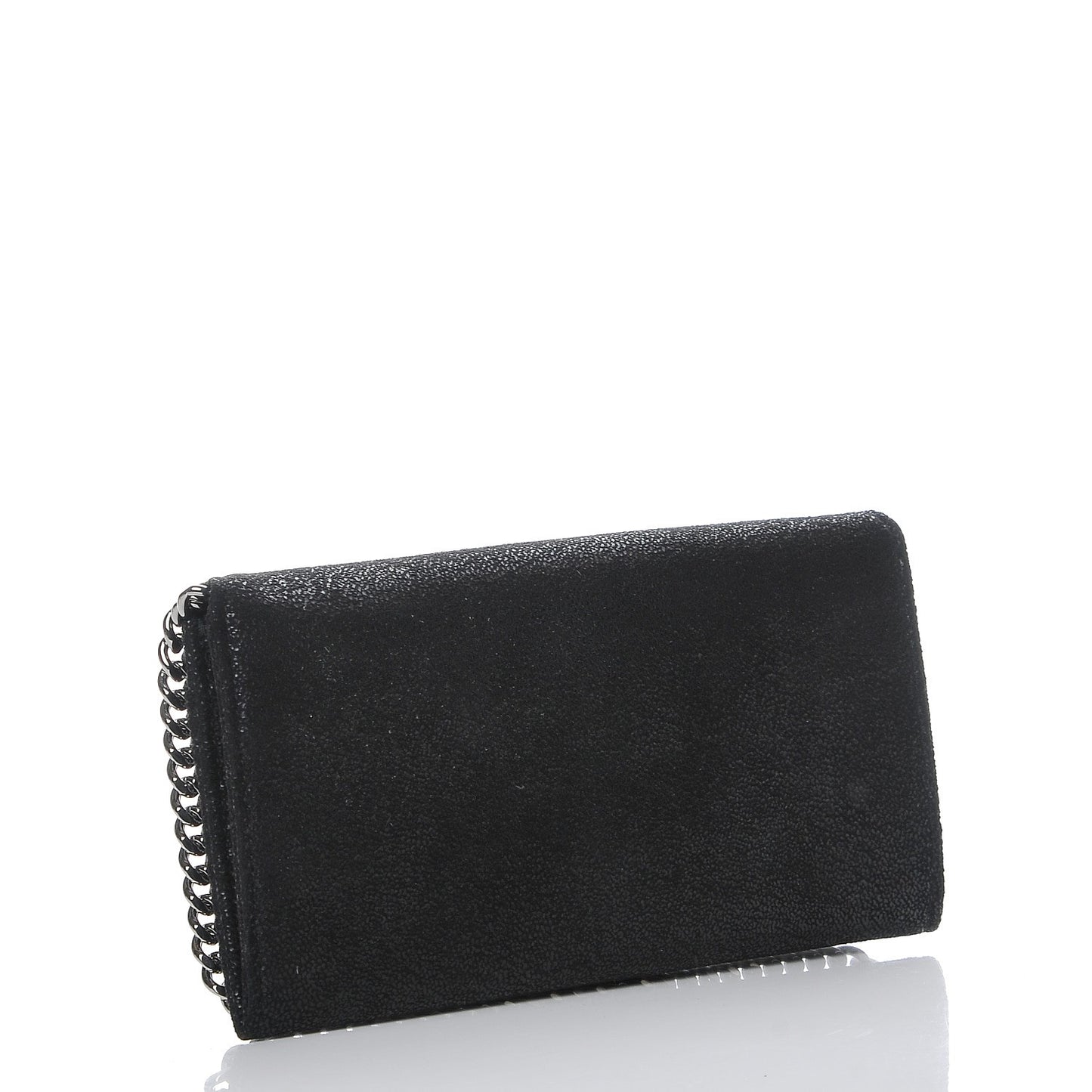 Shaggy Deer Falabella Flap Wallet Black