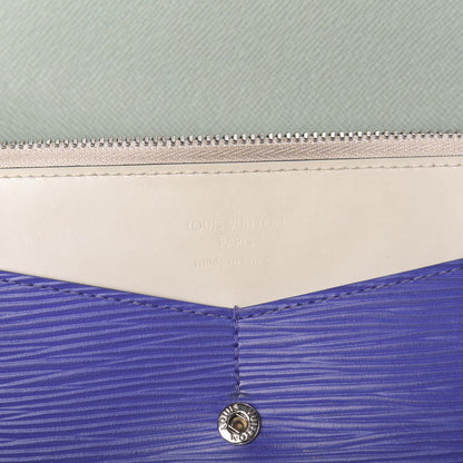 Louis Vuitton Electric Epi Flore Tri-Color Wallet Amande 6 of 7