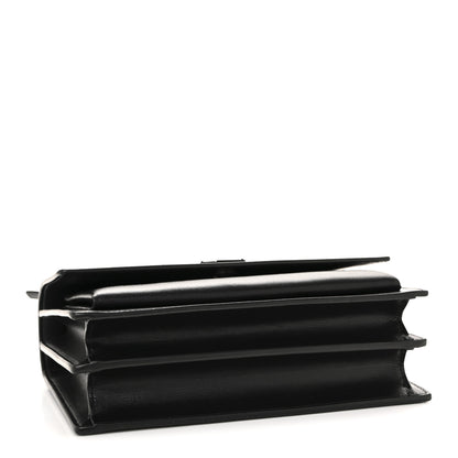 Saint Laurent Calfskin Medium Monogram Monochrome Sunset Black 4 of 11
