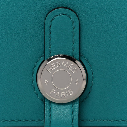 Hermes Evercolor Dogon Card Case Malachite 8 of 11
