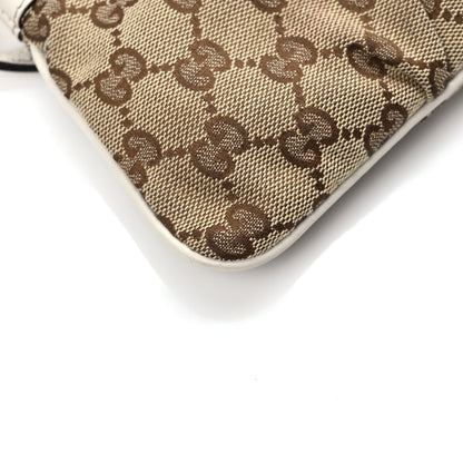 Gucci Monogram GG Heart Charm Crossbody Pochette White 9 of 14