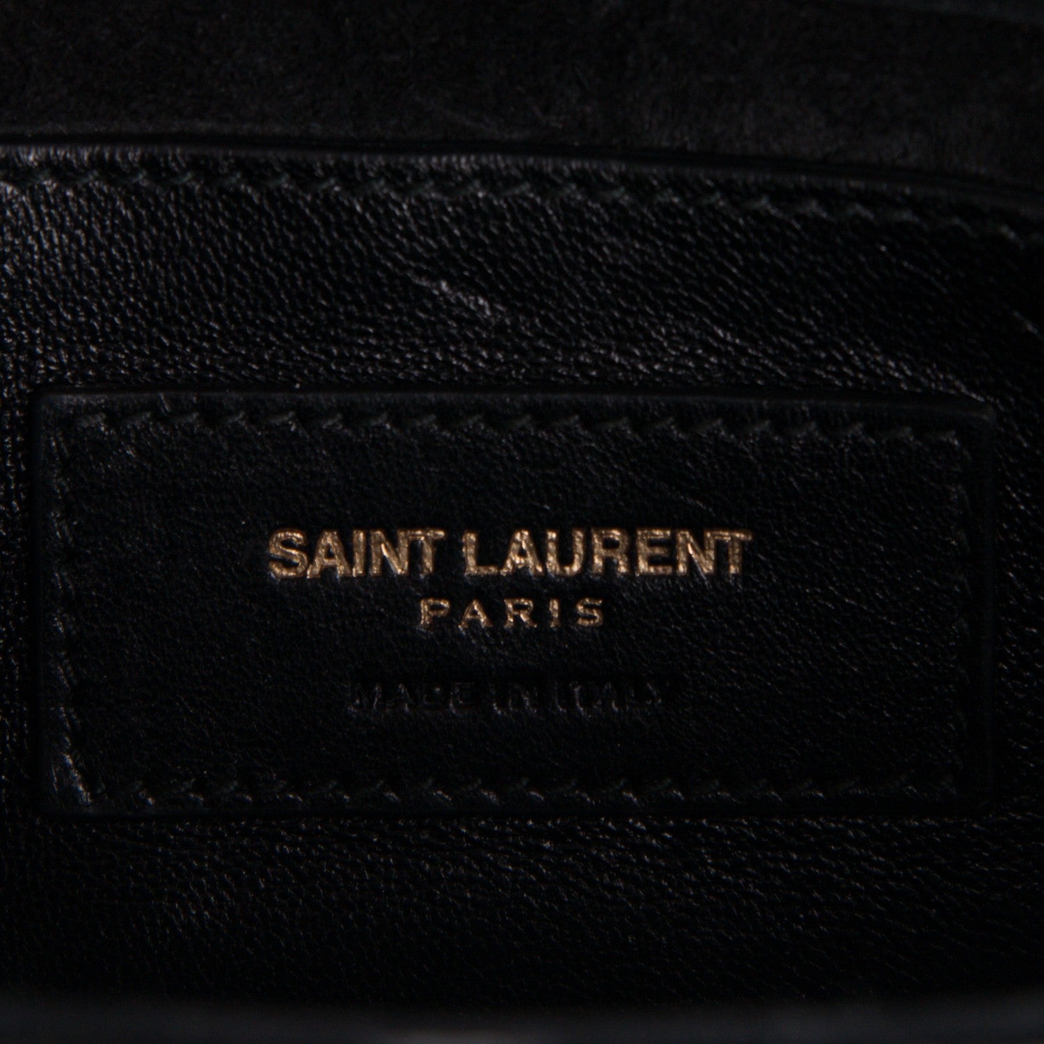 Saint Laurent Patent Small Monogram Kate Satchel Black 6 of 6