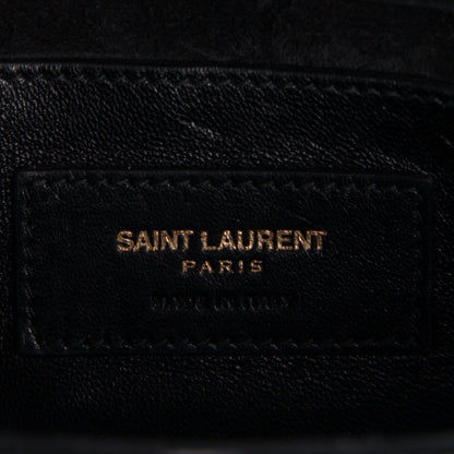 Saint Laurent Patent Small Monogram Kate Satchel Black 6 of 6