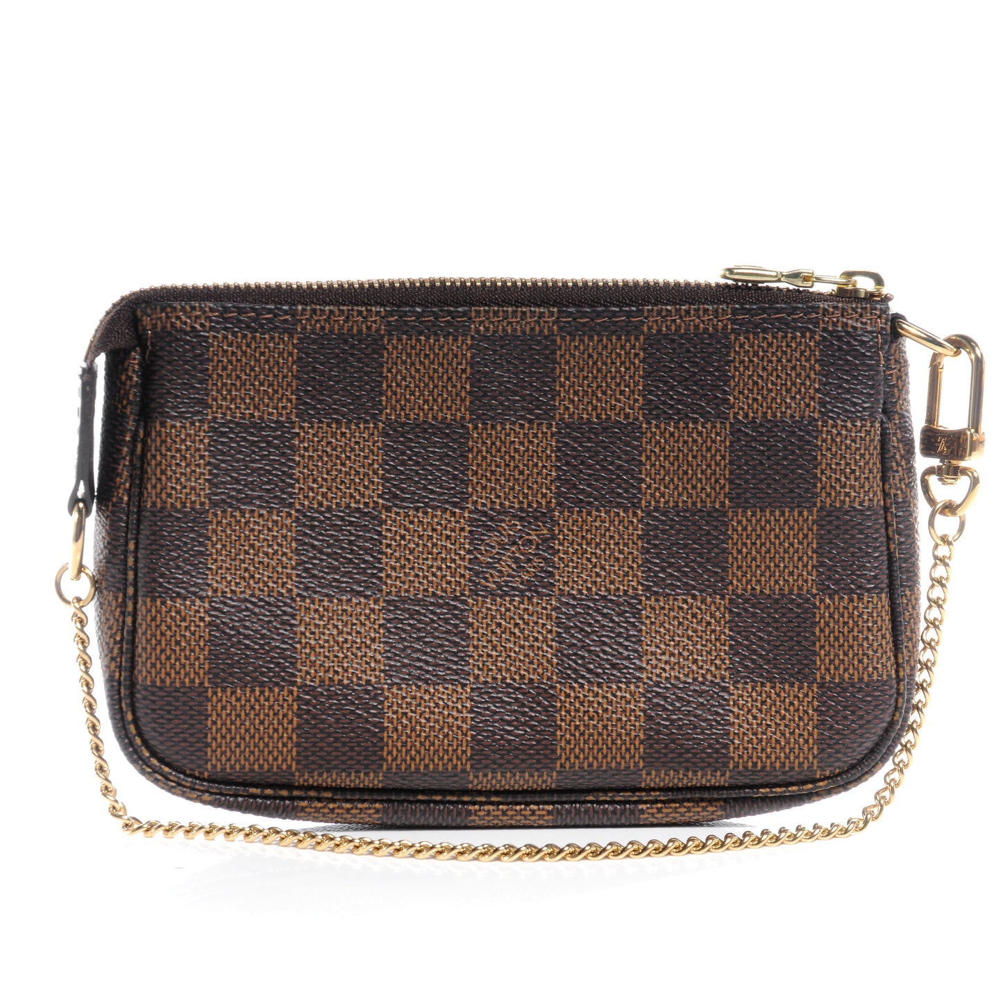 Damier Ebene Mini Pochette Accessories Bag