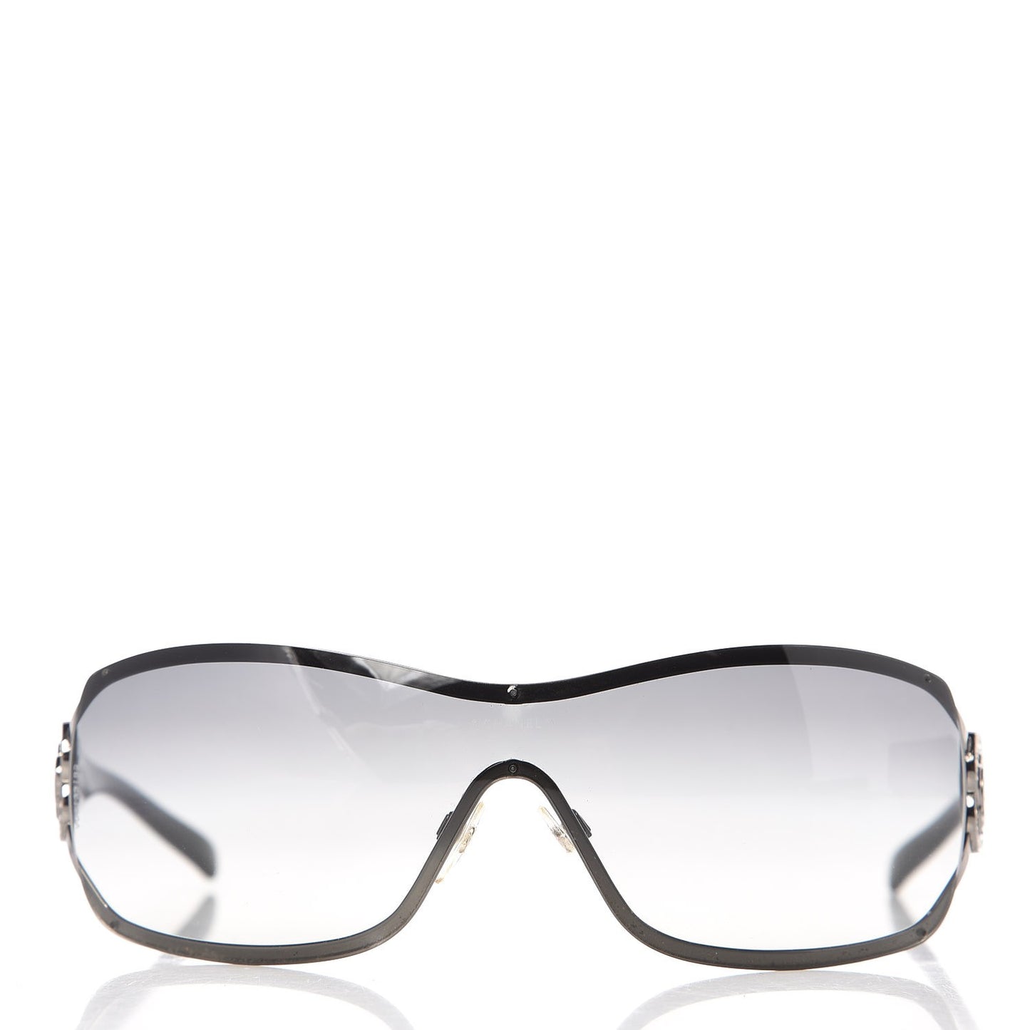 Swarovski Crystal Camellia CC Sunglasses 4164-B Black