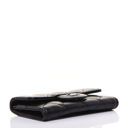 Chanel Lambskin Quilted Flap Card Holder Black 4 of 12