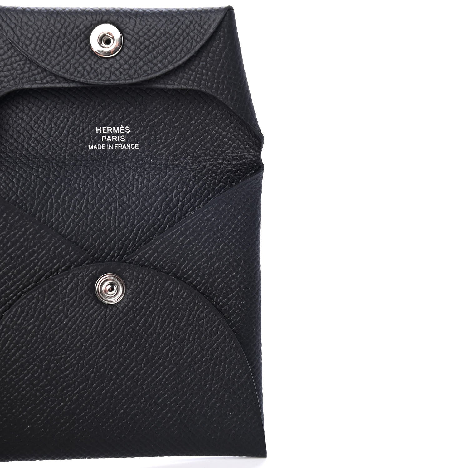 Hermes Epsom Bastia Coin Purse Black 5 of 5