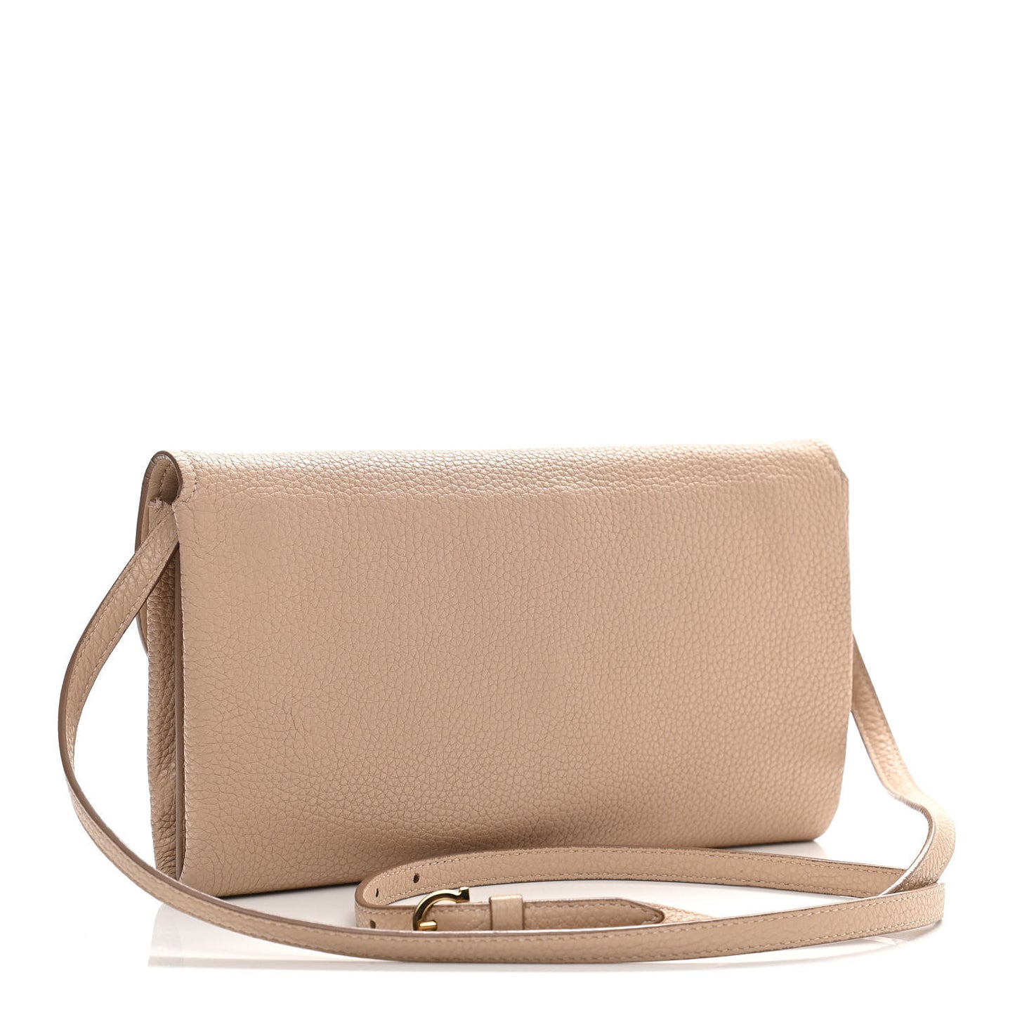 Calfskin Clutch Beige