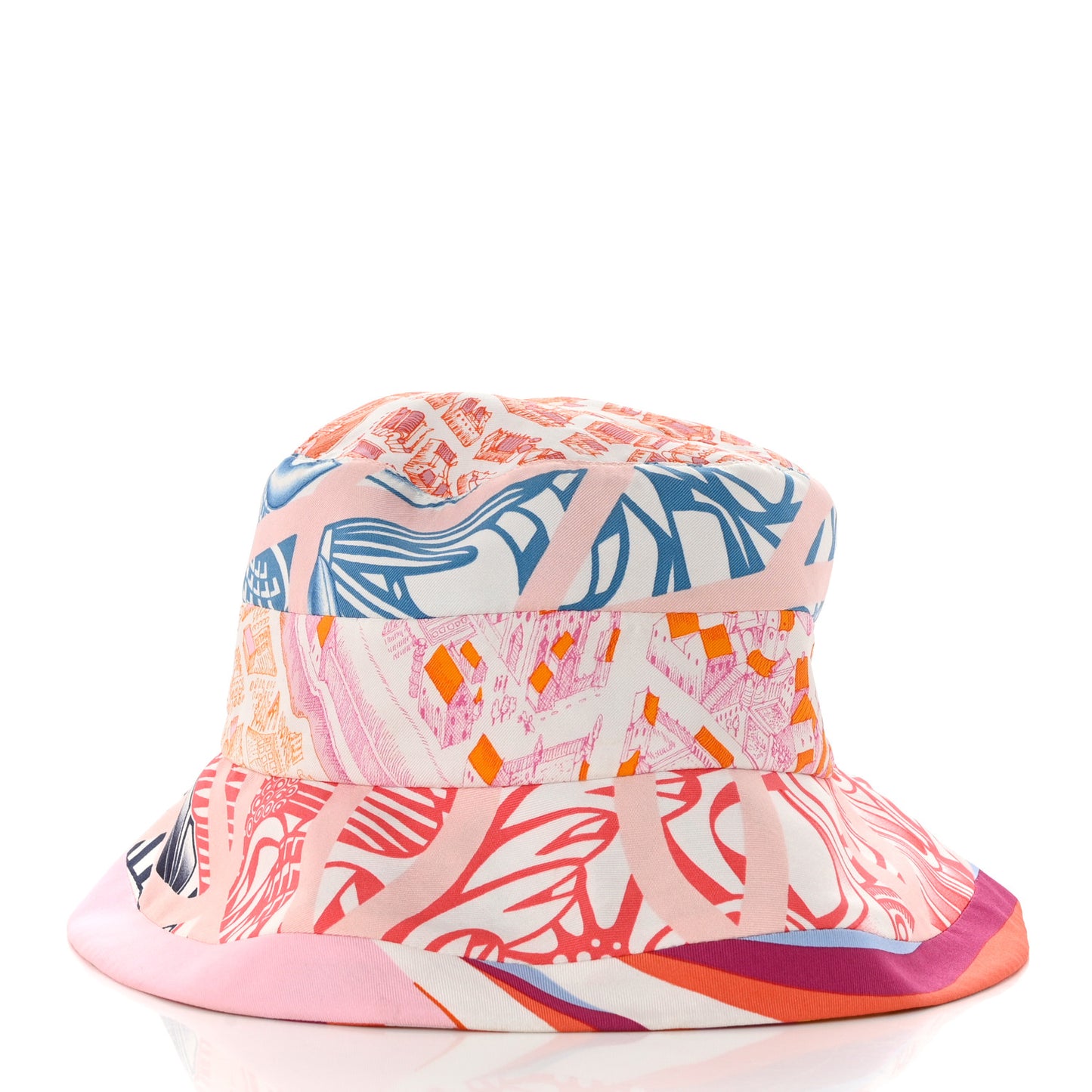Silk Carla Patchwork Bucket Hat 57