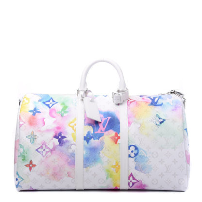 Louis Vuitton Monogram Watercolor Keepall Bandouliere 50 Multicolor 1 of 8