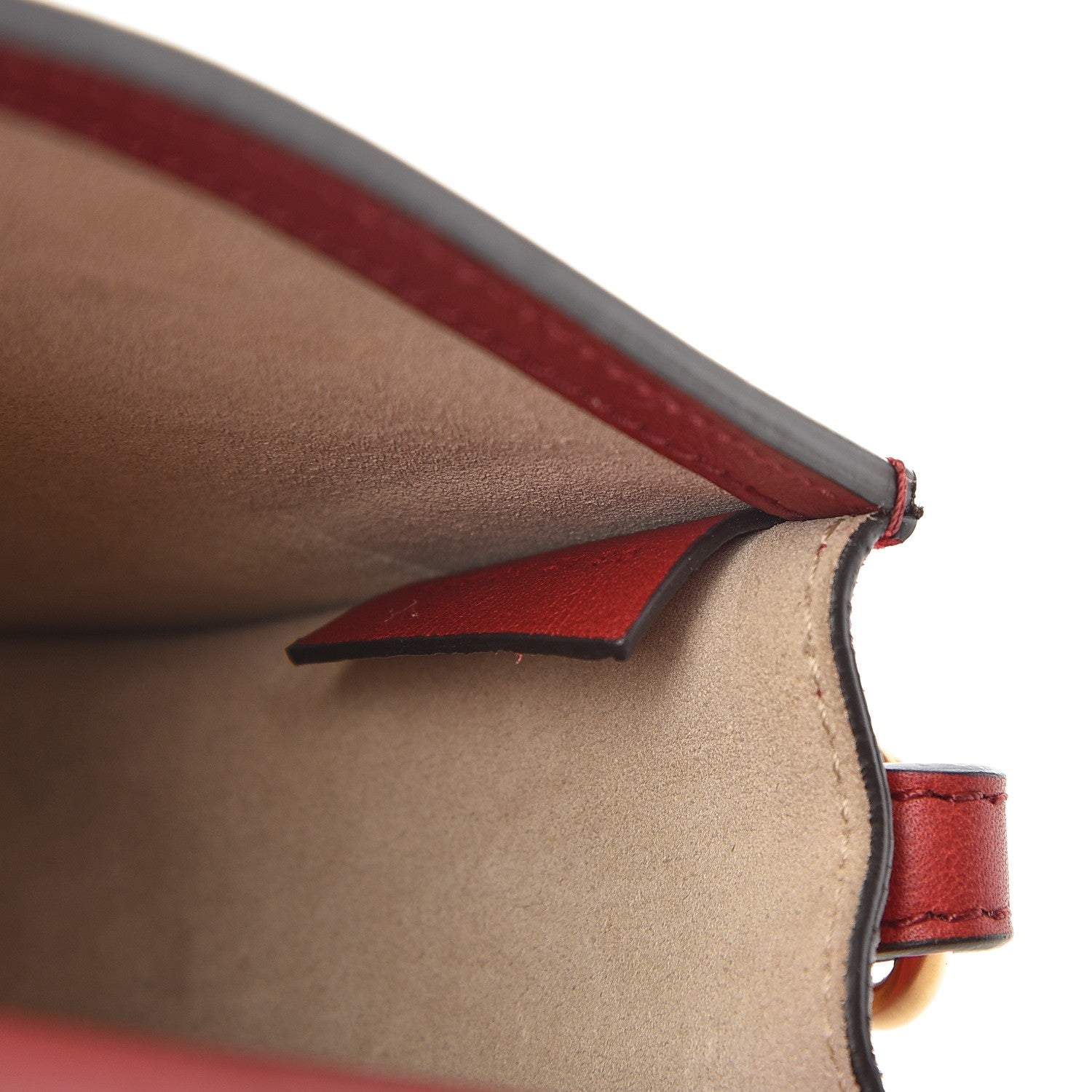 Chloe Calfskin Small Nile Bracelet Bag Intense Red 8 of 8