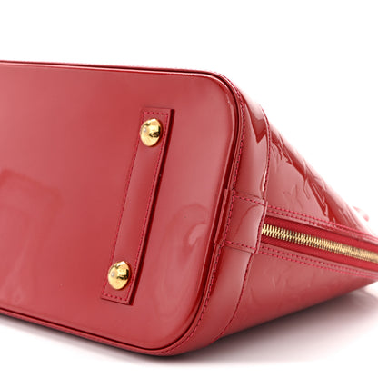 Louis Vuitton Vernis Alma PM Pomme D'Amour 10 of 10