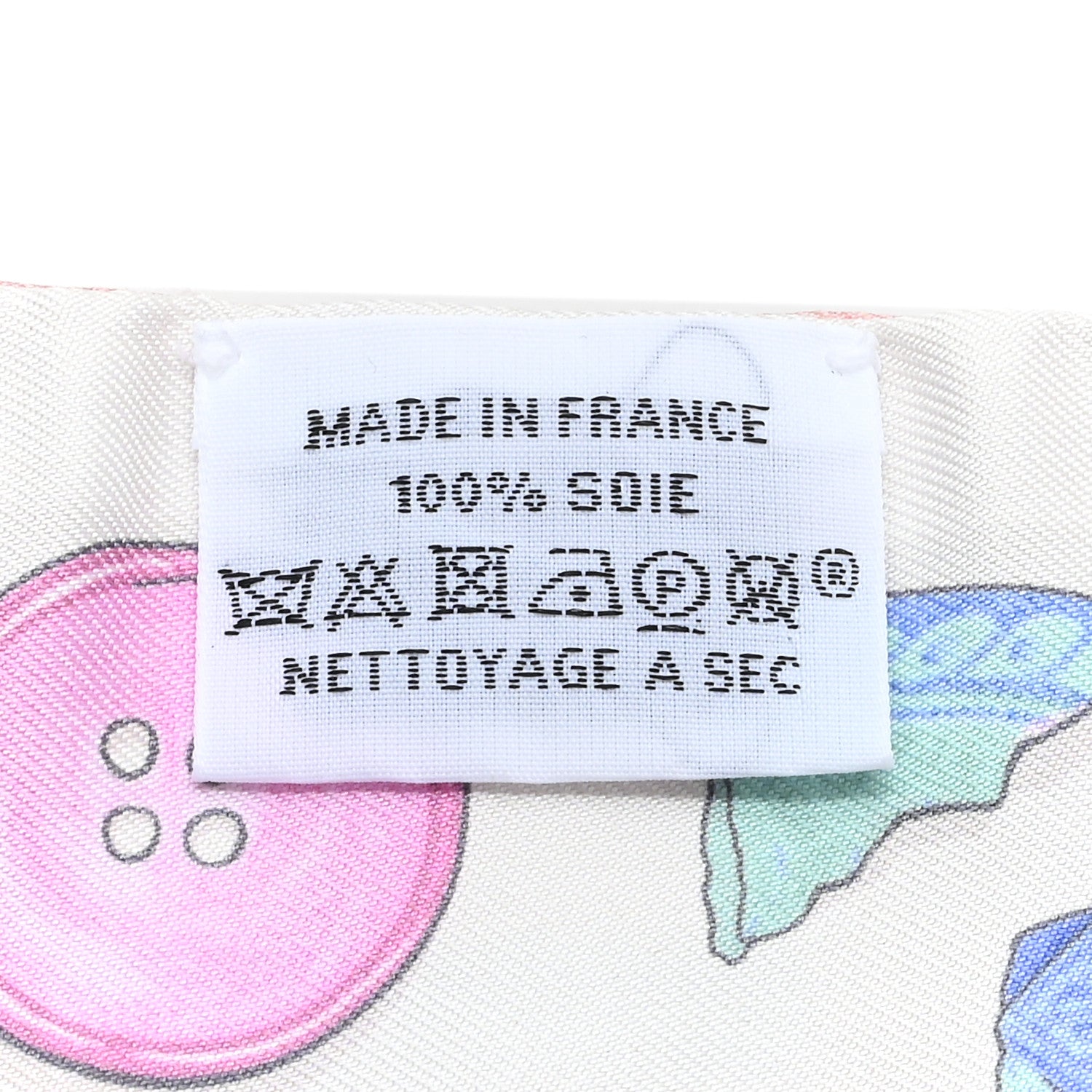 Hermes Silk In The Pocket Twilly Rose Poudre Blue Ciel 3 of 4