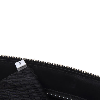 Prada Saffiano Travel Wristlet Clutch Black 9 of 11