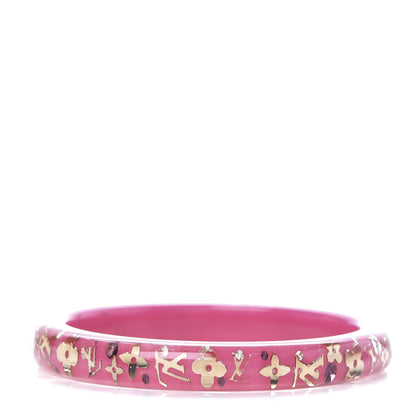 Louis Vuitton Resin Swarovski Medium Inclusion Bracelet PM Framboise 1 of 3