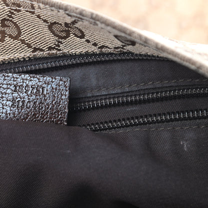 Gucci Monogram Web Medium Flat Messenger Bag Brown 7 of 14