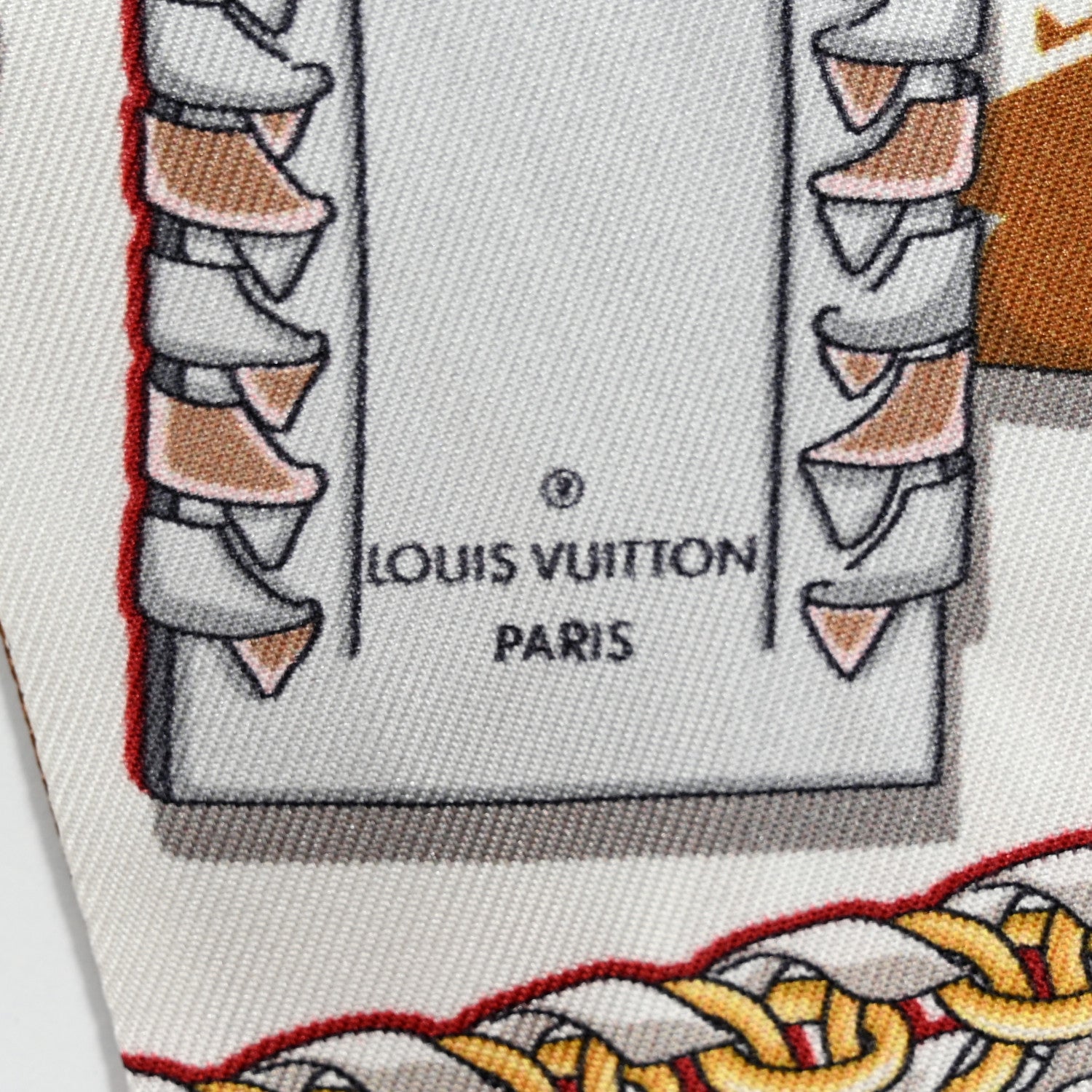 Louis Vuitton Silk Mix And Straps Bandeau Brown 3 of 4