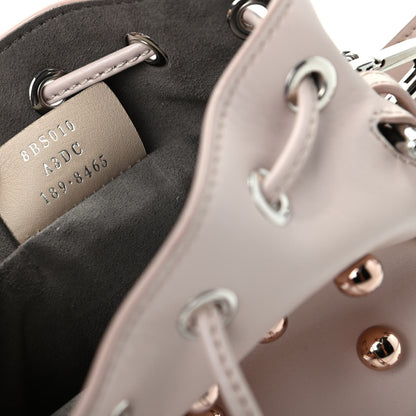 Fendi Calfskin Pearl Studded F is Fendi Mini Mon Tresor Bucket Bag Soap 9 of 9
