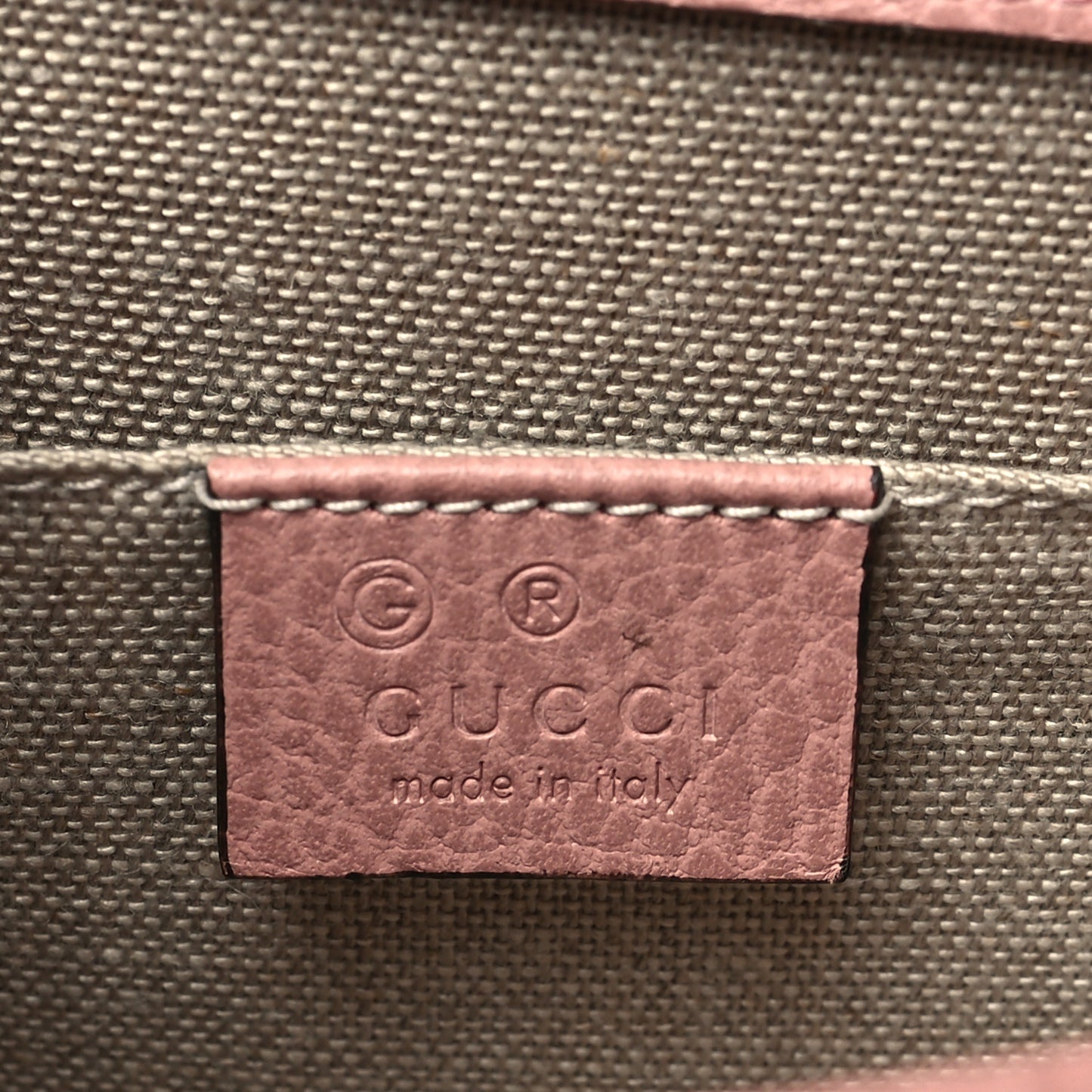 Dollar Calfskin Small Interlocking G Shoulder Bag Soft Pink