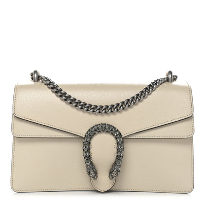 Gucci Textured Calfskin Crystal Small Dionysus Shoulder Bag Mystic White 1 of 12