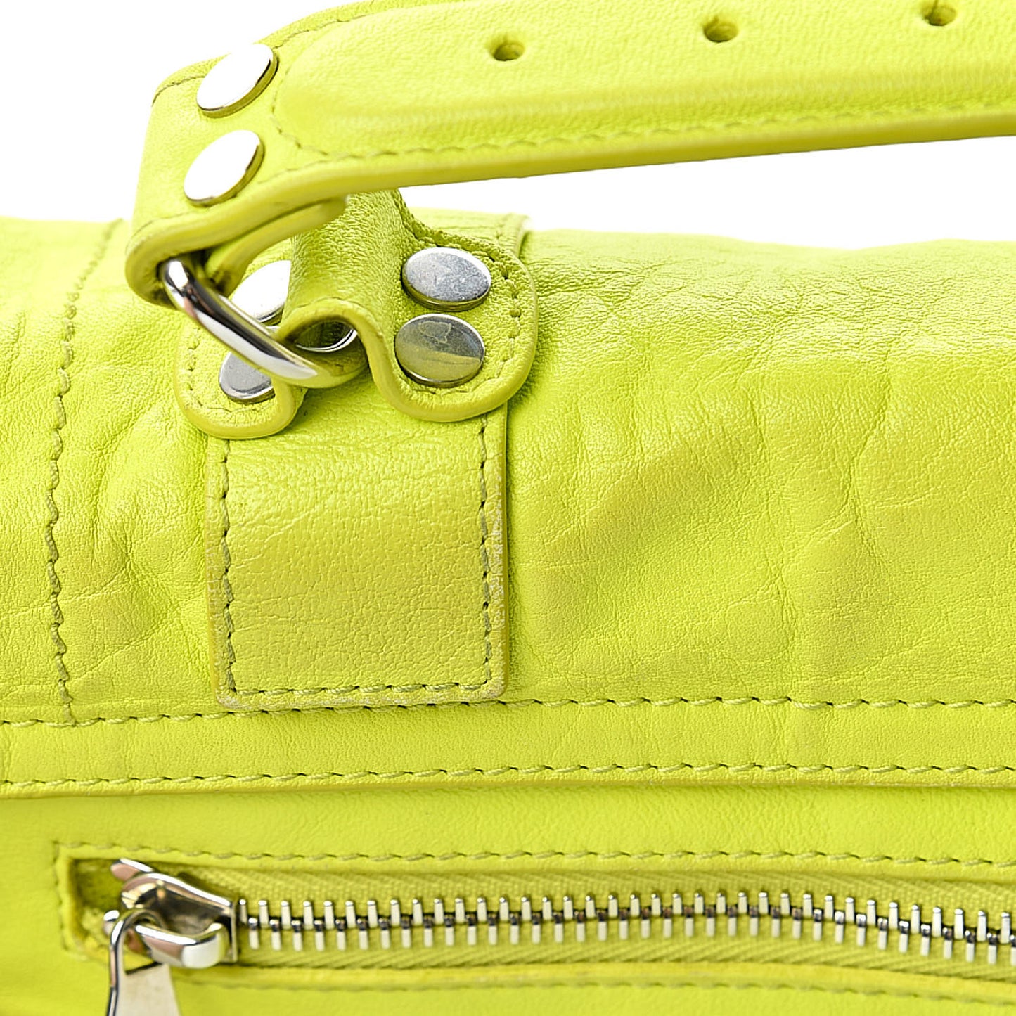 Lambskin Medium PS1 Satchel Sulfur