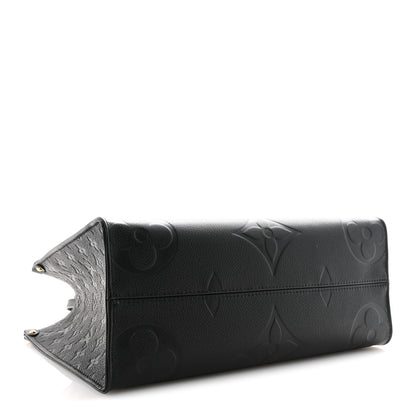 Louis Vuitton Empreinte Monogram Giant Onthego MM Black 4 of 10