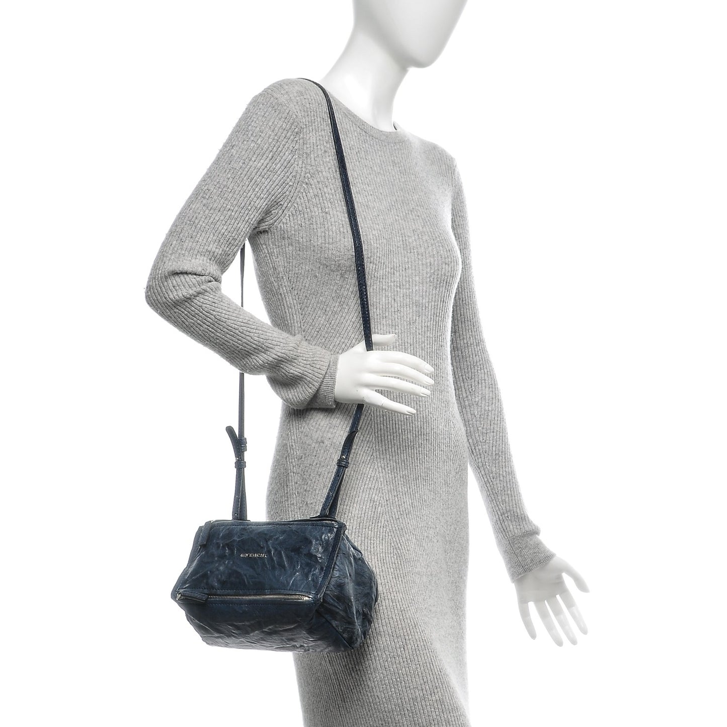 Tumbled Sheepskin Mini Pandora Navy