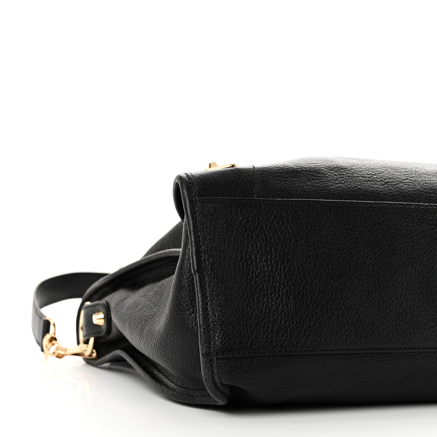 Balenciaga Chevre Gold Metallic Edge Hardware City Black 10 of 11