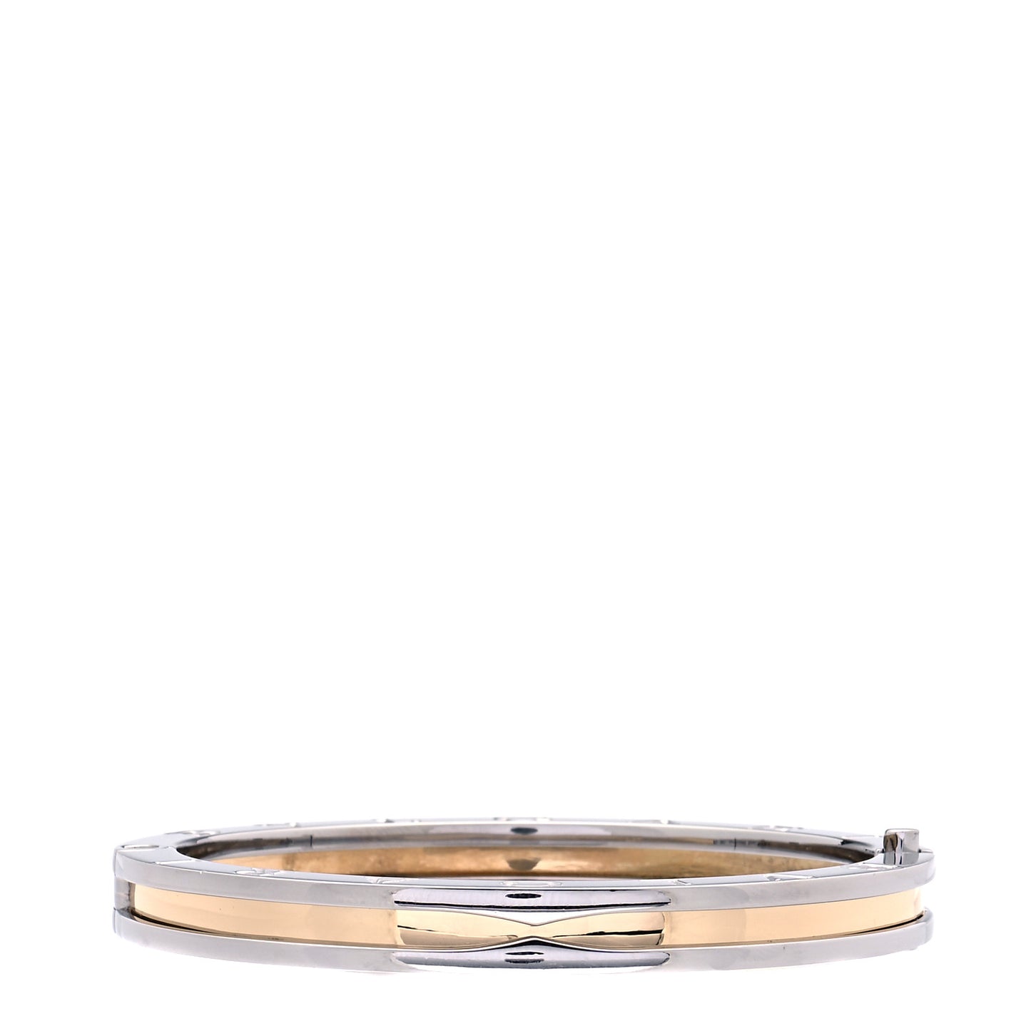 18K Yellow Gold Stainless Steel B.Zero1 Bangle Bracelet