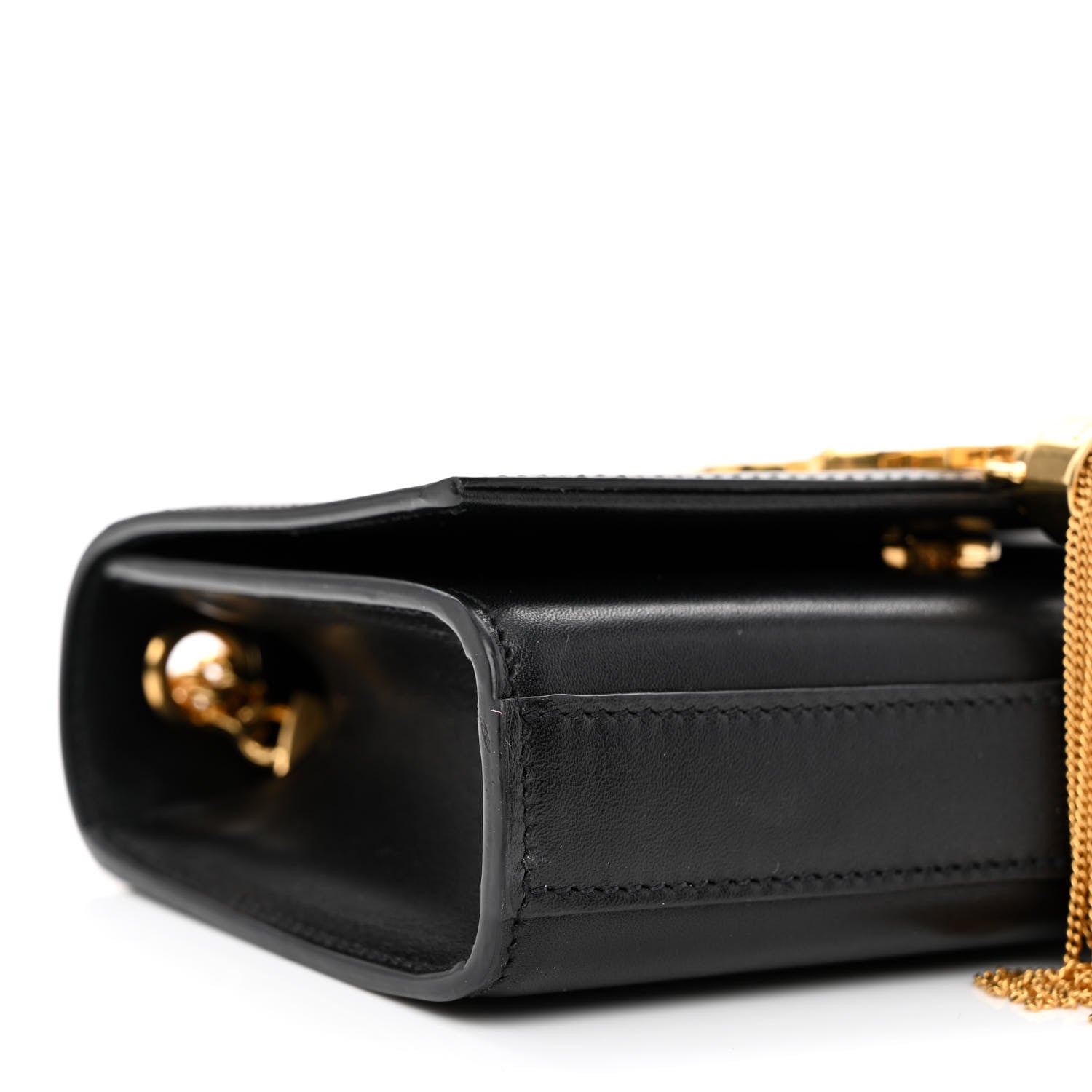 Saint Laurent Calfskin Small Classic Monogram Kate Tassel Satchel Black 9 of 13