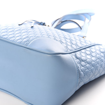 Gucci Microguccissima Small Bree Tote Mineral Blue 6 of 11