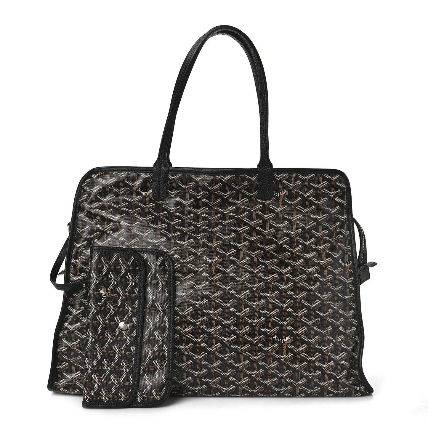 Goyardine Sac Hardy Pet Carrier PM Black