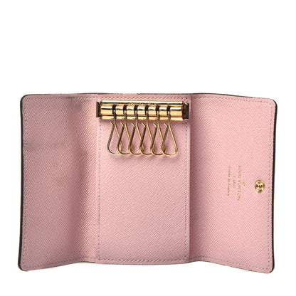 Louis Vuitton Damier Ebene Multicles 6 Key Holder Rose Ballerine 5 of 8